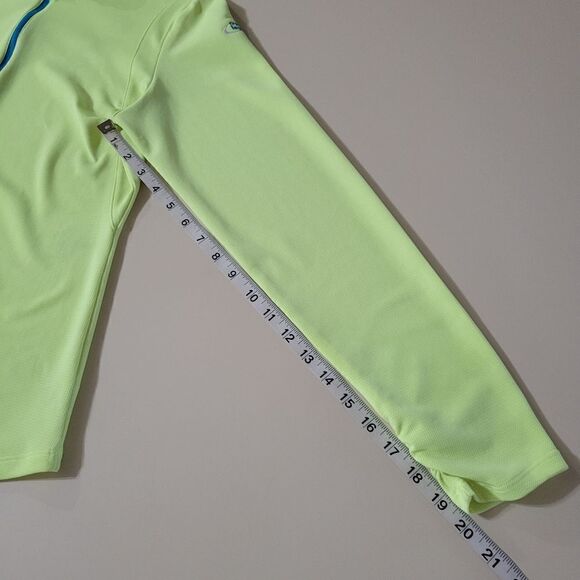 Under Armour AllSeasonGear® Women's Yellow 1/2 Zip Long Sleeve Pullover - Picture 6 of 15